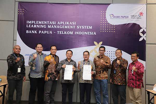 Bank Papua tingkatkan kemampuan SDM dengan manfaatkan aplikasi LMS Telkom